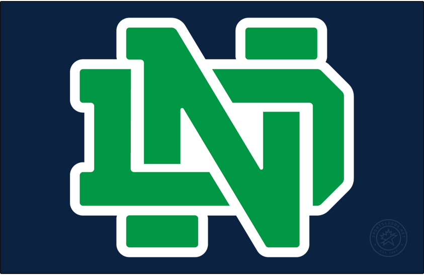 Notre Dame Fighting Irish 2006-2015 Alt on Dark Logo v3 diy DTF decal sticker